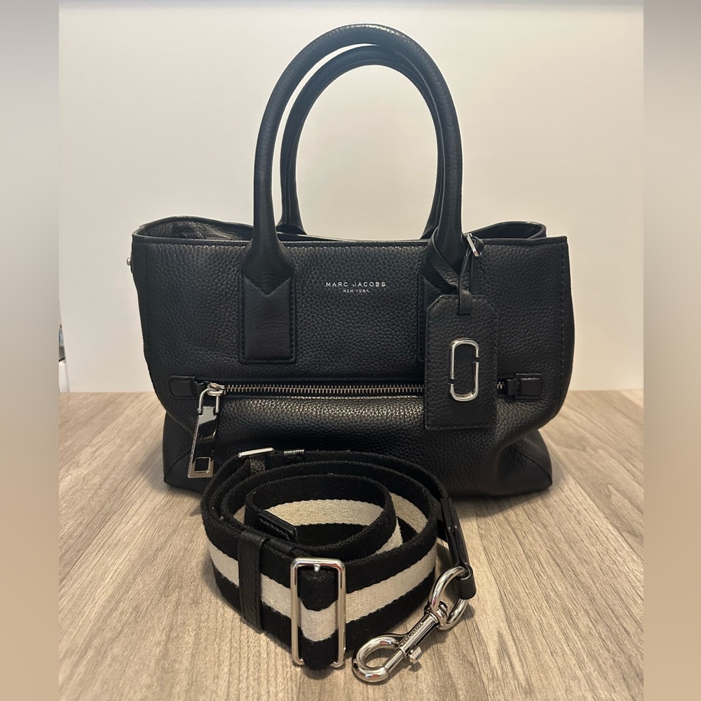 Marc Jacobs Black Leather Gotham Bag